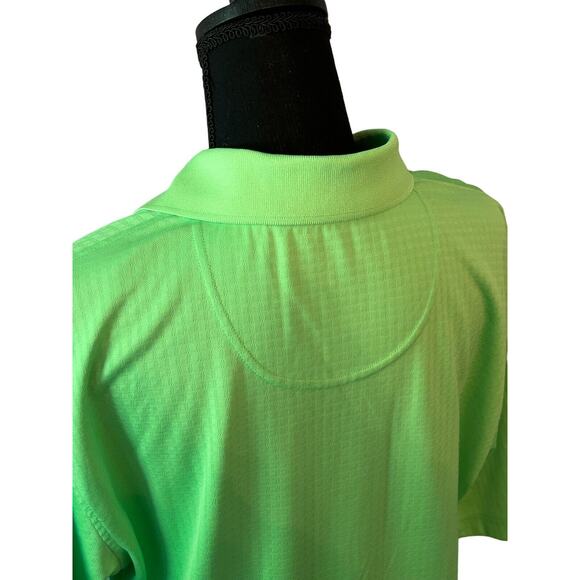 Pebble Beach Polo Shirt Mens Medium Lime Green Golf Golfer Links - Picture 5 of 6